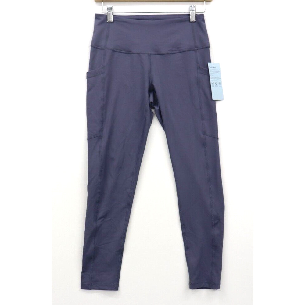 NWT Z by Zella The Daily High Waist Pocket 7/8 Leggings Grey/Blue Size S